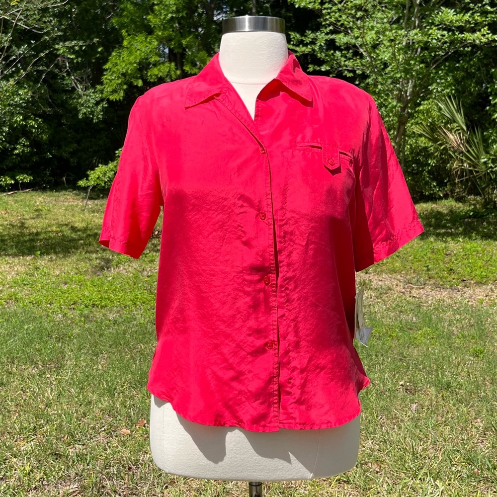 3/$30 Vintage Silk NWT Top